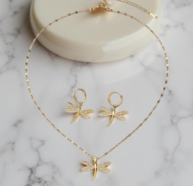 Shimmery Dragonfly Set