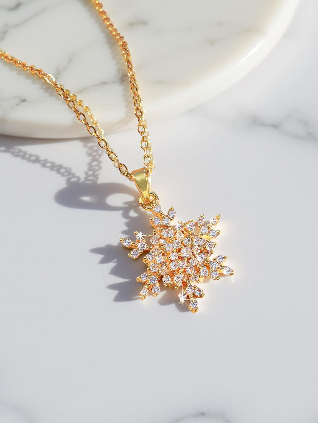 Fidget Snowflake Necklace