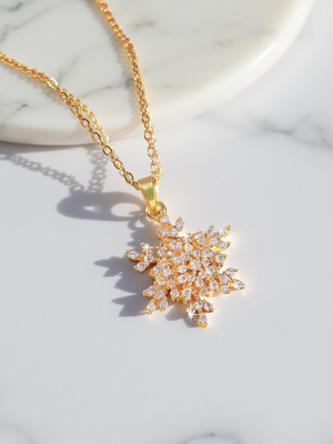Fidget Snowflake Necklace