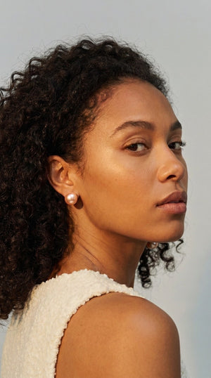 Rose Pearl Earrings