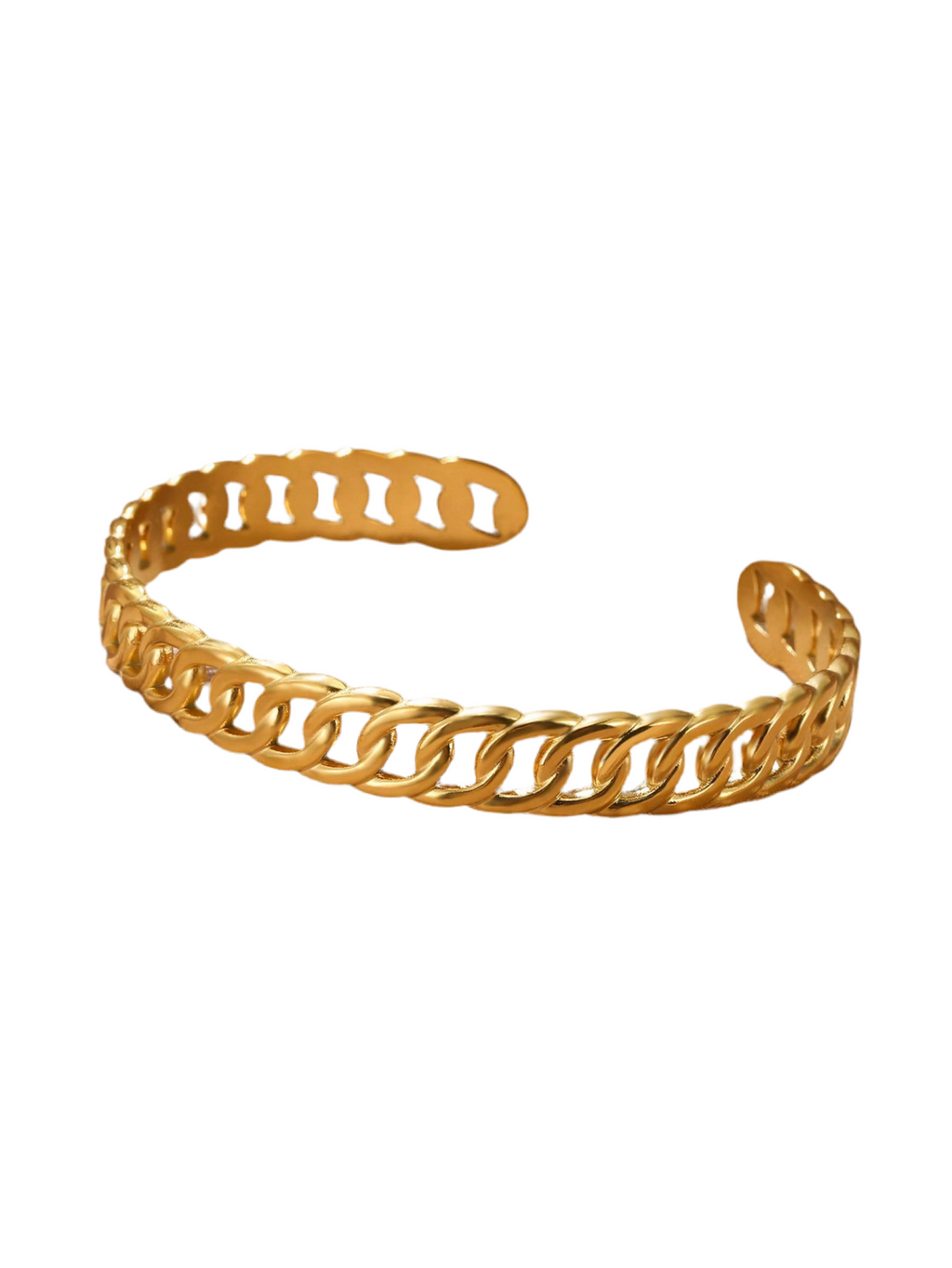 Gold Chain Cuff