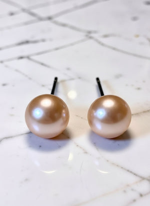 Rose Pearl Earrings