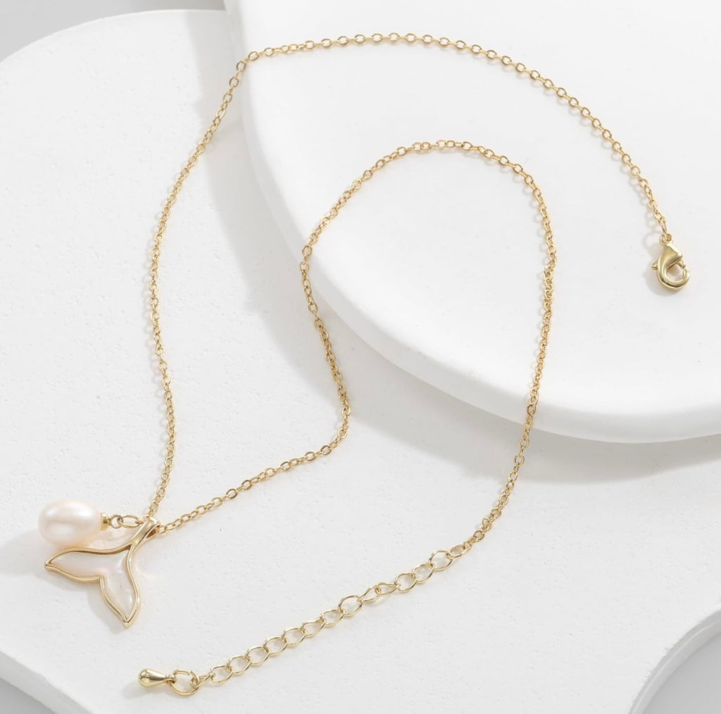 Nantucket Whale Tail Necklace