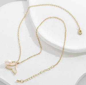 Nantucket Whale Tail Necklace