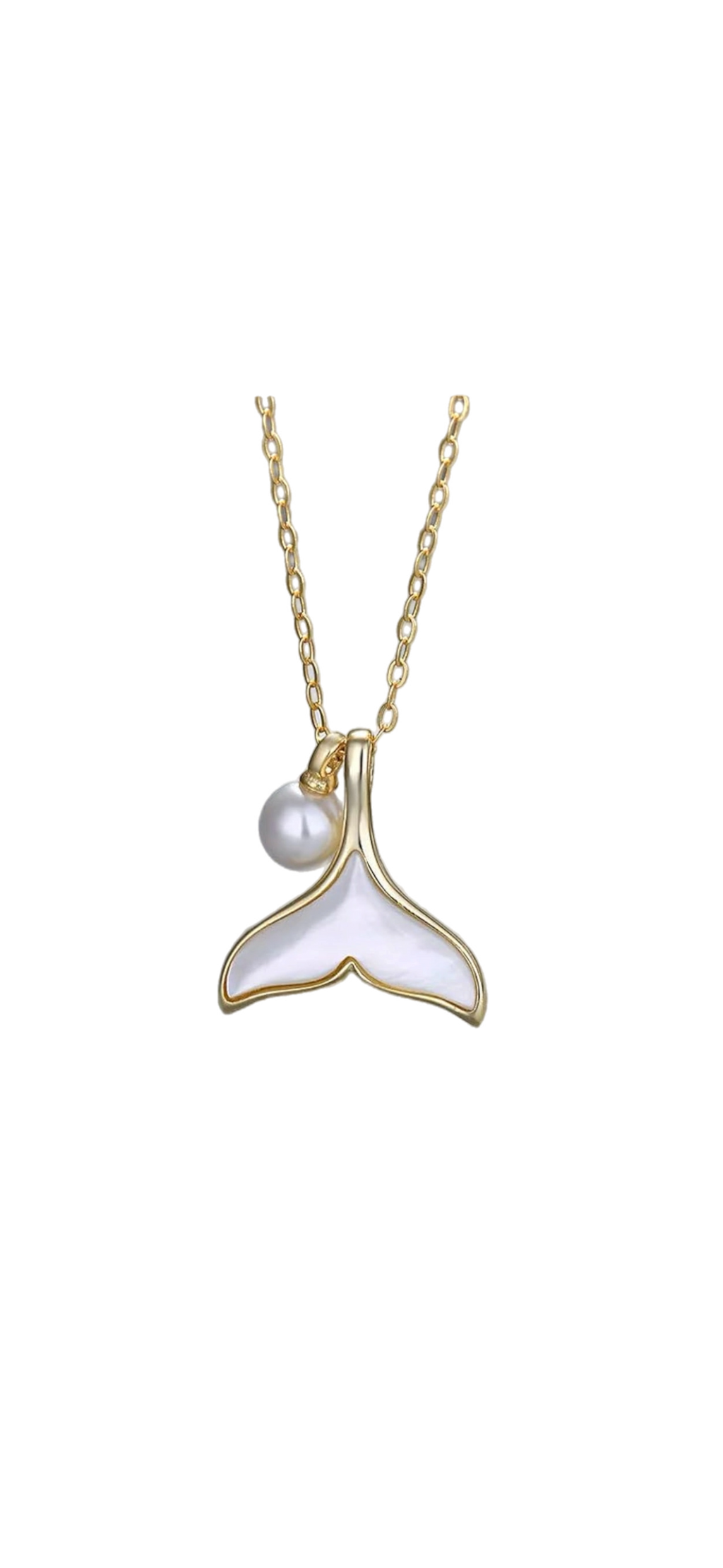 Whale Tail  Necklace