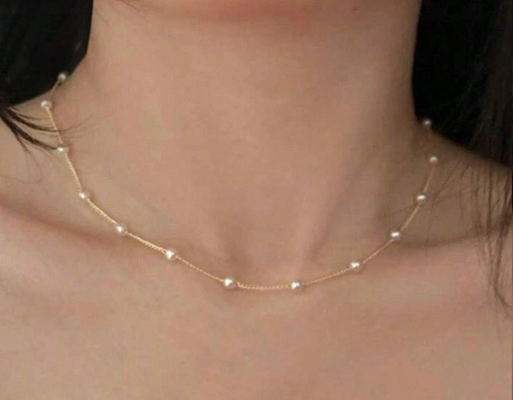 Dainty Pearl  Necklace